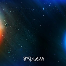 星系和空間背景
