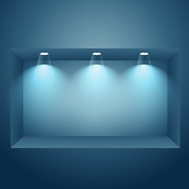 空的展示墻