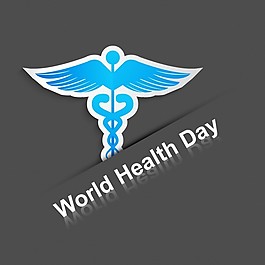 世界衛(wèi)生日背景與醫(yī)學(xué)標(biāo)志