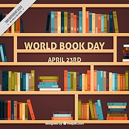 書籍背景平面書架