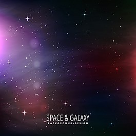 空間和星系背景