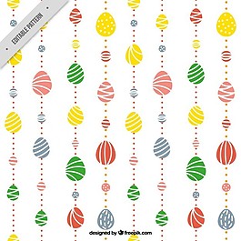 可愛(ài)的復(fù)活節(jié)蛋帶圖案