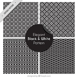 黑白幾何圖案