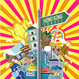 創意涂鴉景點建筑