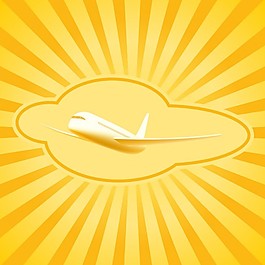 yellowairplane插圖背景
