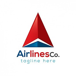 航空公司徽標模板