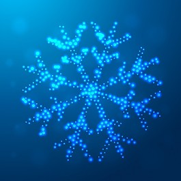 創(chuàng)意圣誕雪花設(shè)計