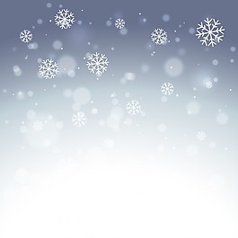 优雅的雪花背景