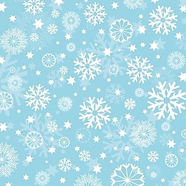淡藍(lán)色背景的雪花