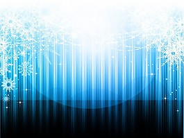 藍(lán)色色調(diào)的條紋圣誕背景