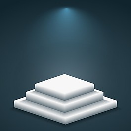 空房間的三維平臺(tái)