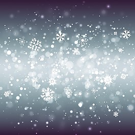 雪花的背景虛化背景