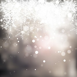 模糊的背景虛化背景的雪花