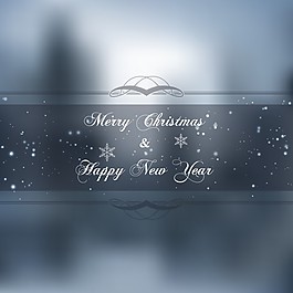 模糊的圣誕節(jié)和新的一年的背景