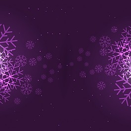 紫色雪花背景