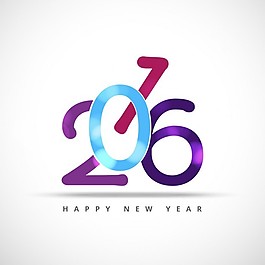闪亮多彩的新一年2016卡