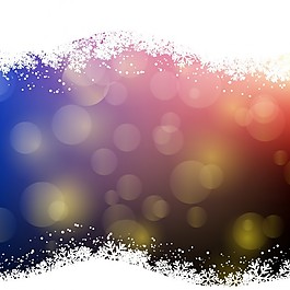 背景虛化的背景，白色的雪