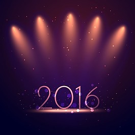 背景2016與粉紅色的燈光