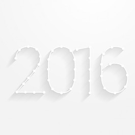 極簡的形狀的新年賀卡