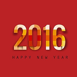多彩的新的2016年的背景
