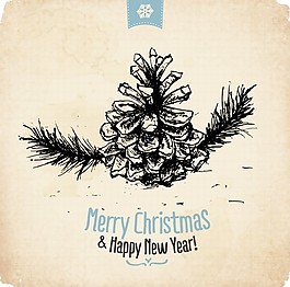 圣诞快乐和新年快乐壁纸