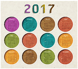 2017年日歷