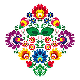 矢量漂亮花紋