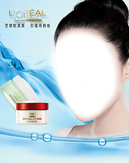 歐萊雅護(hù)膚海報(bào)