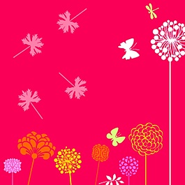 蒲公英矢量圖素材