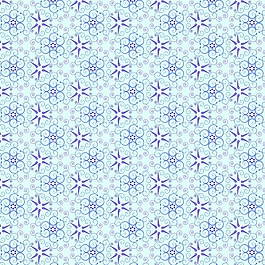 藍(lán)色花紋矢量圖片素材