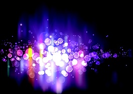 夢(mèng)幻光斑矢量圖素材