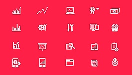數(shù)據(jù)圖標矢量圖素材
