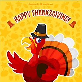 快樂的感恩節(jié)火雞