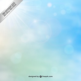天空背景與陽光