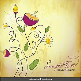 五顏六色的花的背景