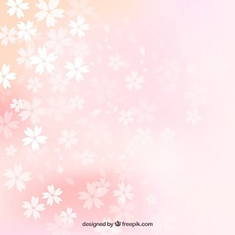 模糊櫻花背景