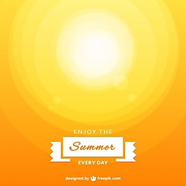 享受夏天的向量