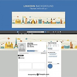 LinkedIn旅游背景