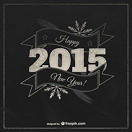 年份快樂(lè)的新年卡片