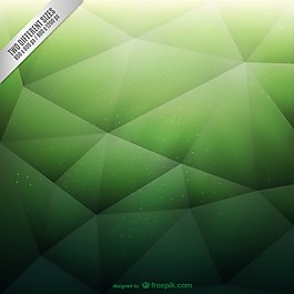 綠色多邊形背景