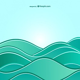 背景與抽象的海浪