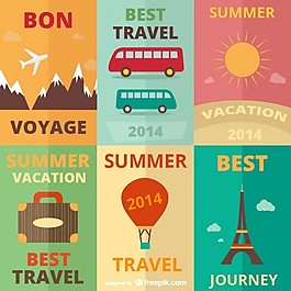 老式的旅行海報