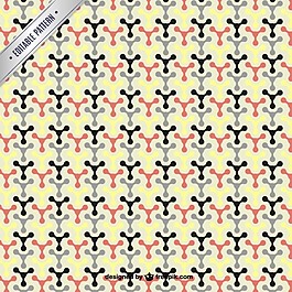 黃色和藍色色調的抽象模式