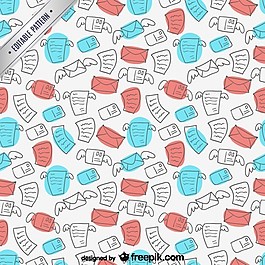 字母和信封图案