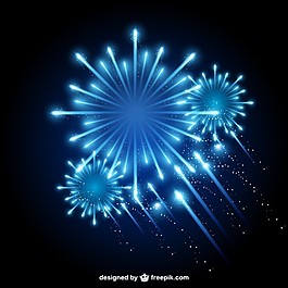 夜空中的煙火