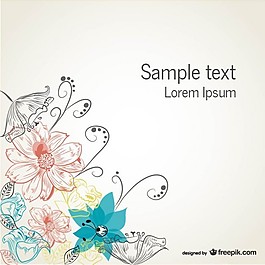 花的請柬設(shè)計