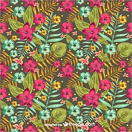 園林花卉圖案