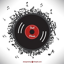 經(jīng)典的黑膠唱片背景
