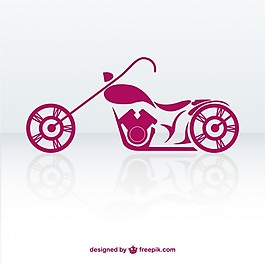 粉色老學校摩托車