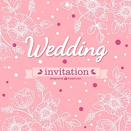 粉紅花結(jié)婚證